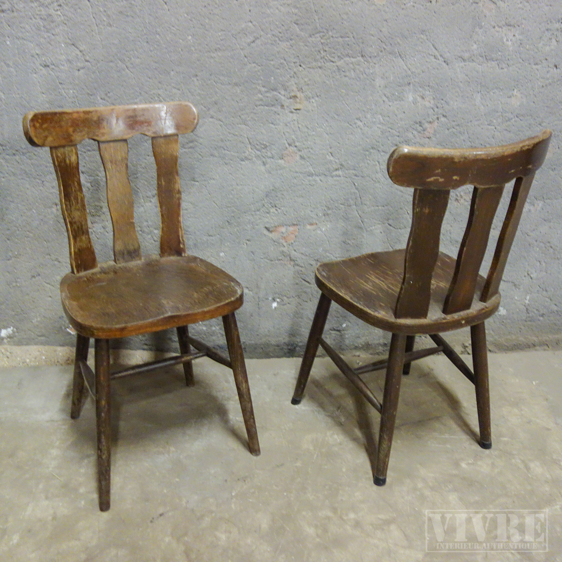 Grote partij café/horeca stoelen! Donker- & lichtbruin - stuks - Assortiment - Vivre Interieur Authentique